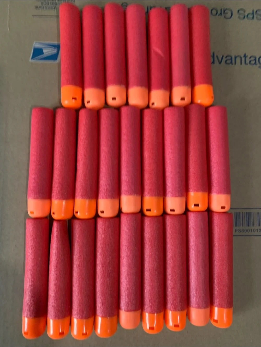 Nerf Red Foam Whistling Darts & Vortex Disc Bundle